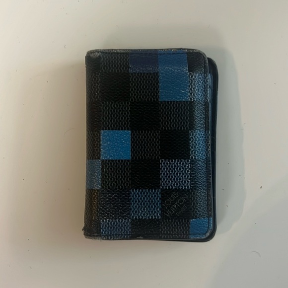 Louis Vuitton Other - Louis Vuitton Pocket Damien Graphite Organizer Wallet Blue